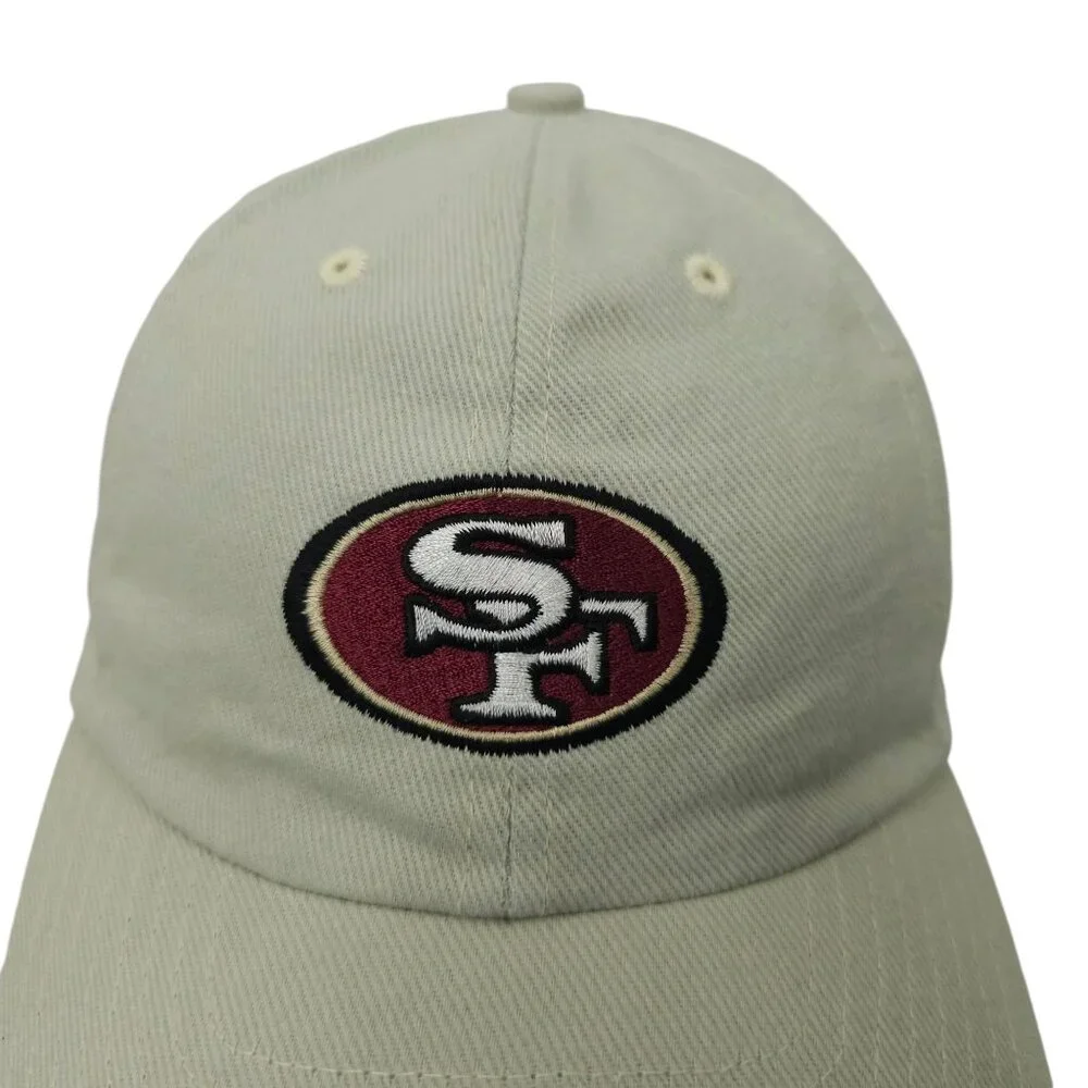 NFL San Francisco 49ers Adjustable Strapback Cap Football Baseball Hat Khaki